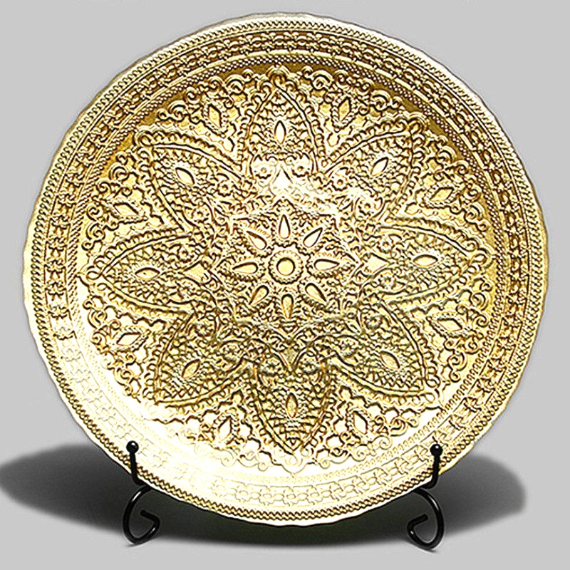 glass charger plate 1 Wholesale glass charger plate PZ-034 product photo